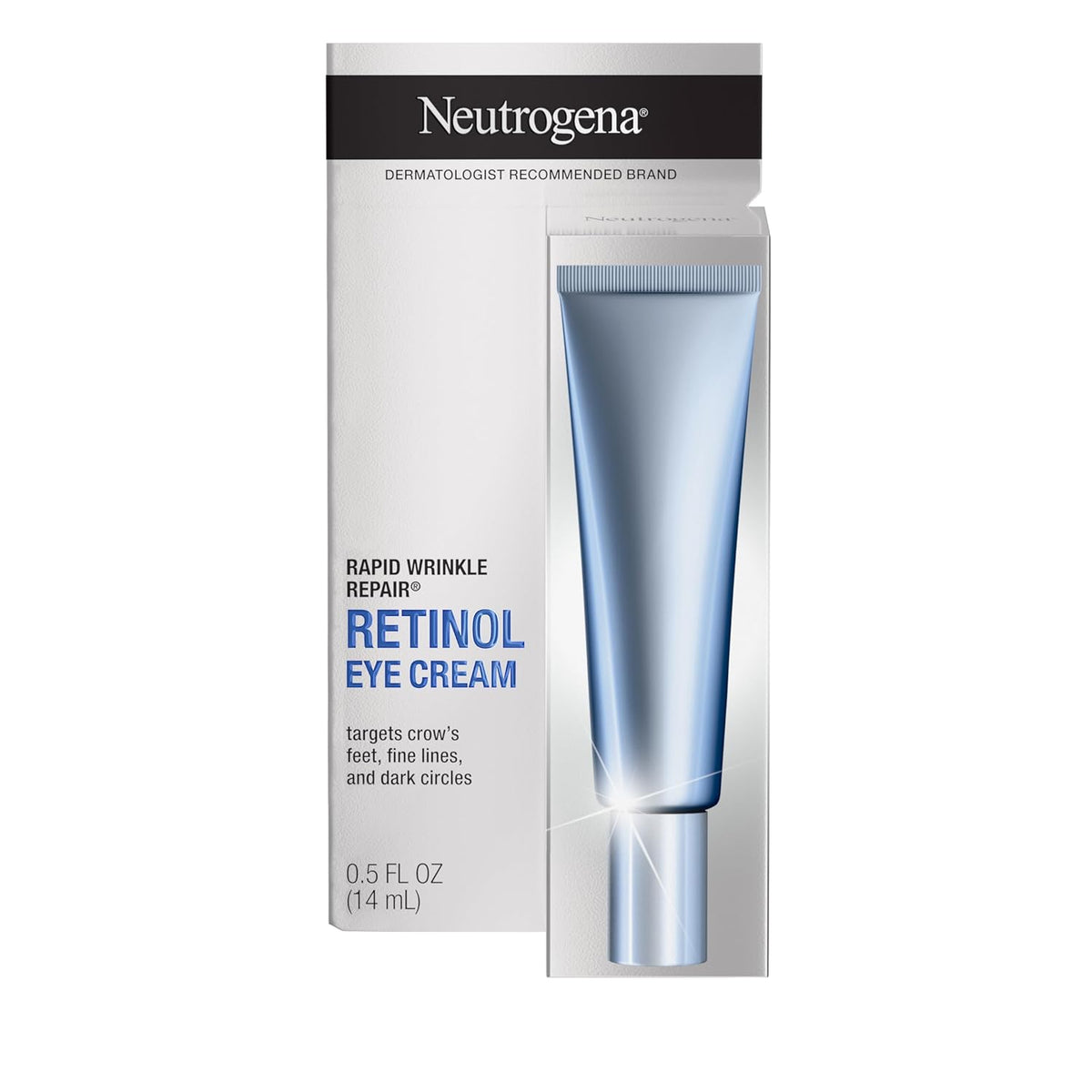 Corrección rápida de arrugas de ojos, Neutrogena, 0.5 onzas, Crema...