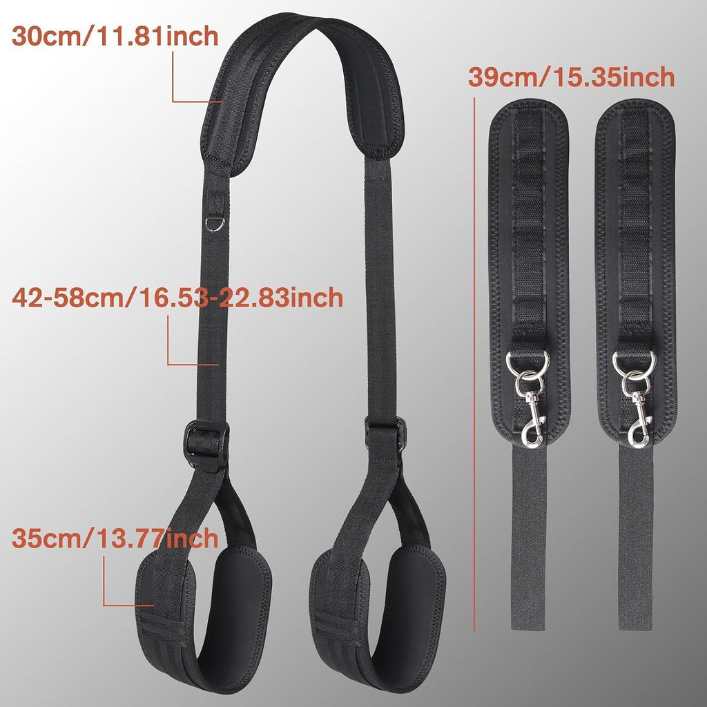 Sex Bondage BDSM Kit de restricciones de cama con esposas del cuell...