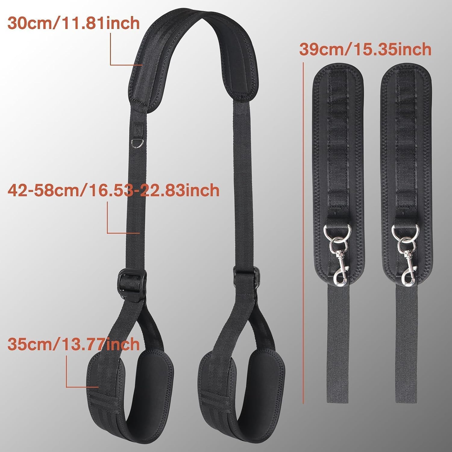 Sex Bondage BDSM Kit de restricciones de cama con esposas del cuell...