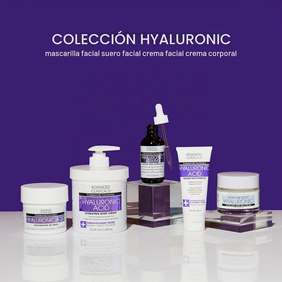 Advanced Clinicals - Suero de ácido hialurónico para la cara | Prod...
