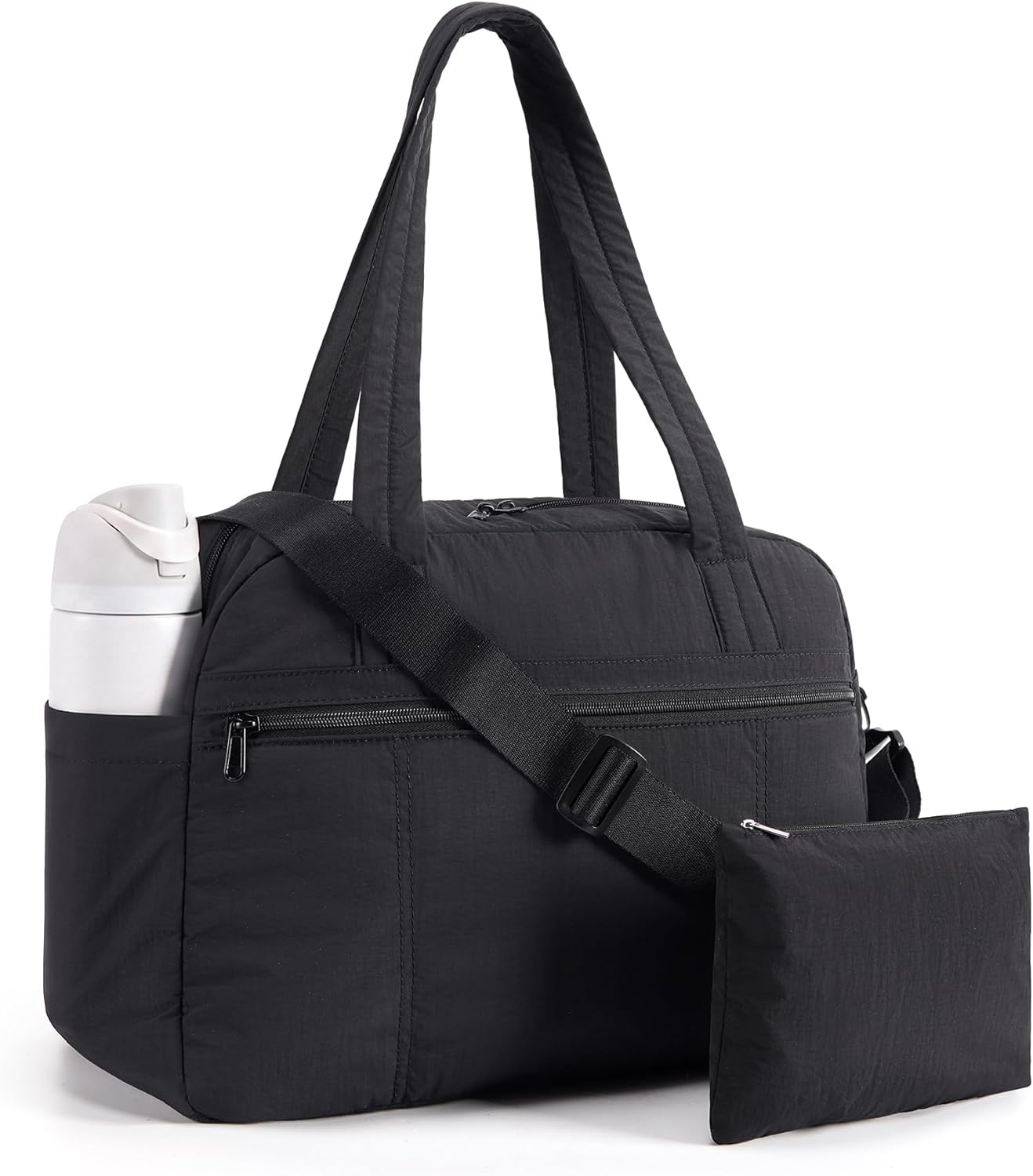 LIGHT FLIGHT Bolsa de gimnasio para mujer, bolsa de viaje ligera pa...