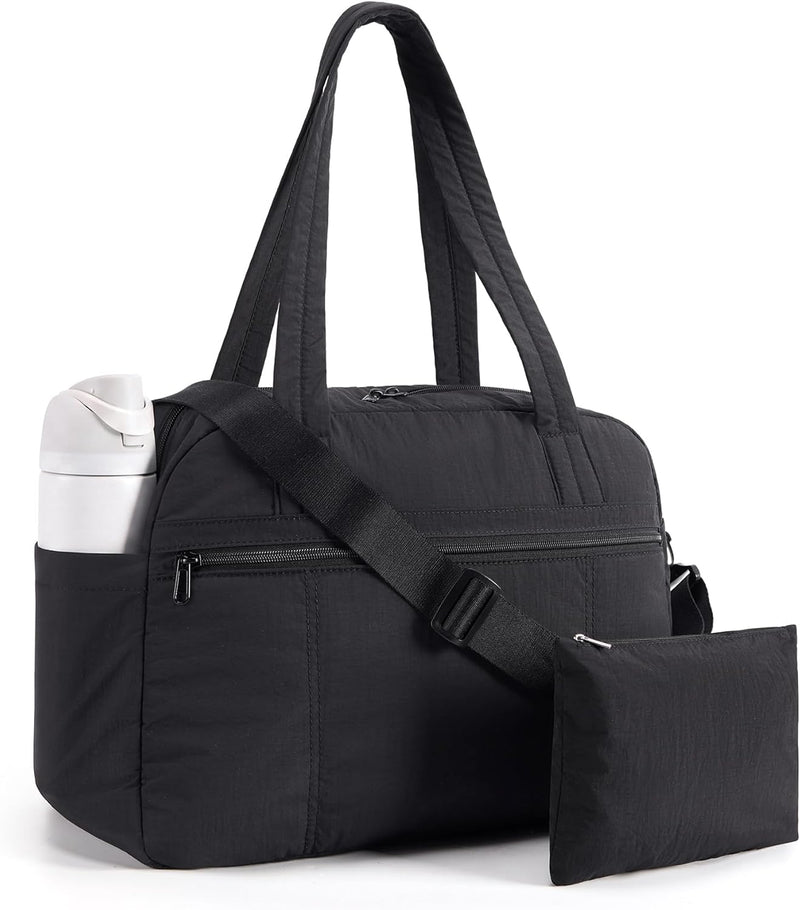 LIGHT FLIGHT Bolsa de gimnasio para mujer, bolsa de viaje ligera pa...