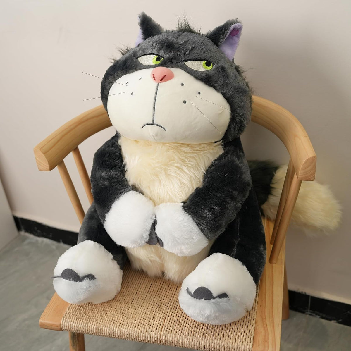 Juju Juguetes de Felpa Gato Gruñón (66 cm) - Peluche Gigante de Gat...