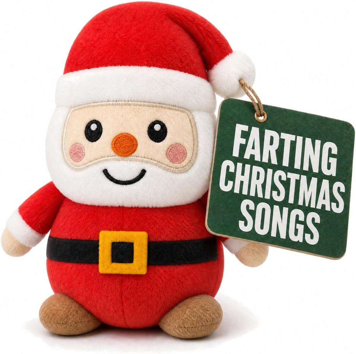 Juguete de peluche de Papá Noel, reproduce 3 canciones de Navidad e...