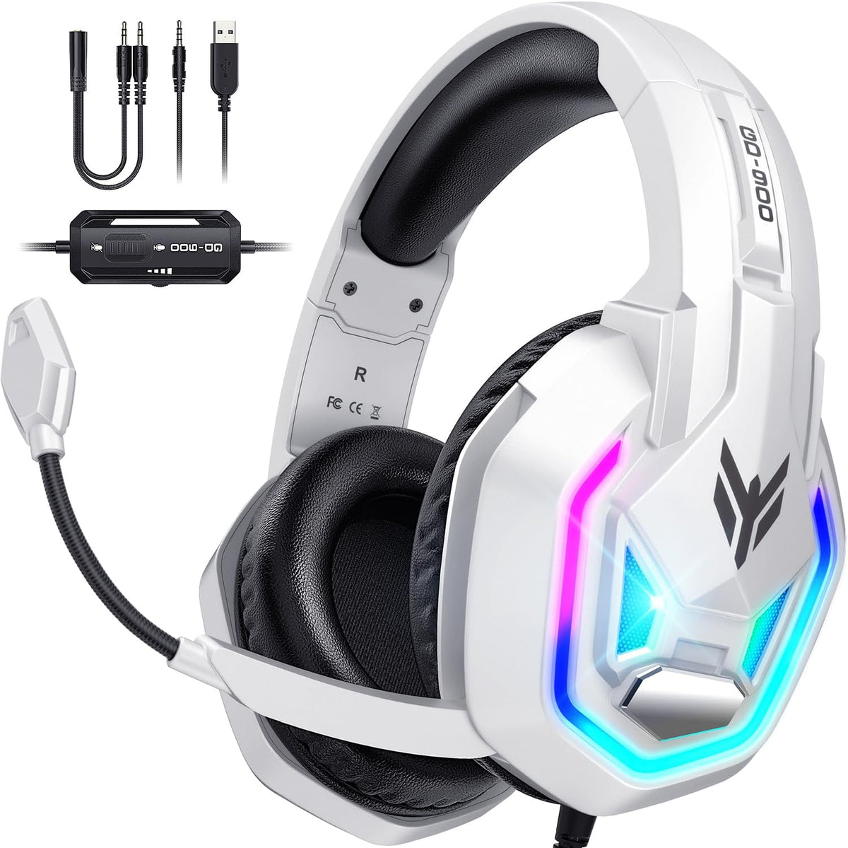 Auriculares para juegos para Xbox Series X|S Xbox One PS5 PS4 PC Sw...