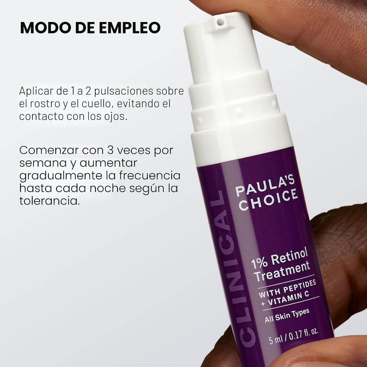 Paula's Choice CLÍNICA 1% Retinol Crema Tratamiento | Suero facial...