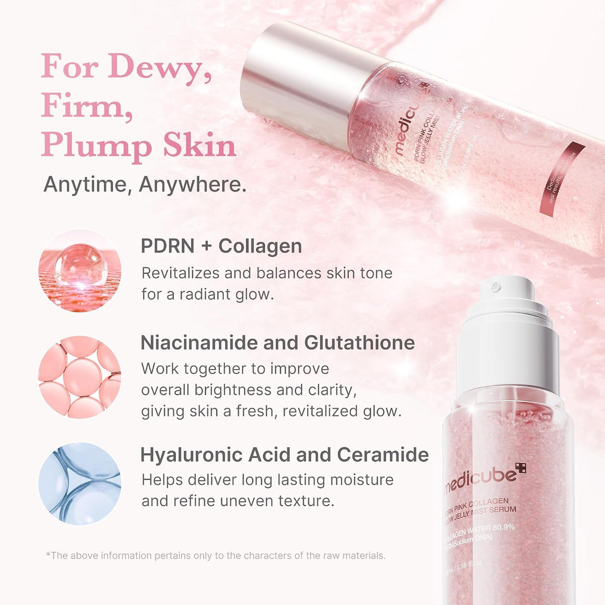 medicube Glow Anytime Jelly Cream &amp; Mist Duo: Crema de gelatina...