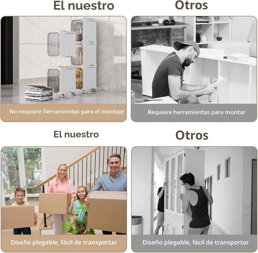 KHNR Armario de almacenamiento de baño delgado de 2 niveles, gabine...