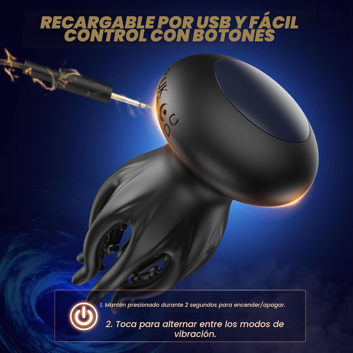 EINSEO - Juguetes sexuales masculinos para hombres, vibrador de pen...