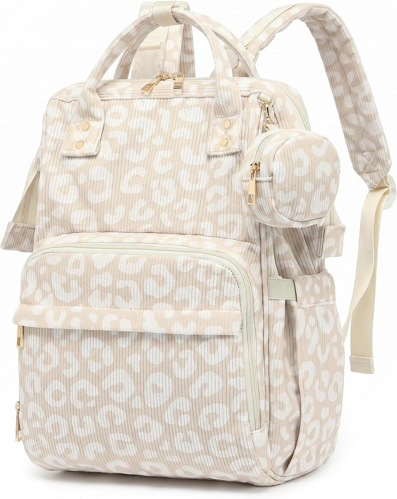 Lrenagao Mochila para pañales de bebé para mamá y papá, bolsa de pa...