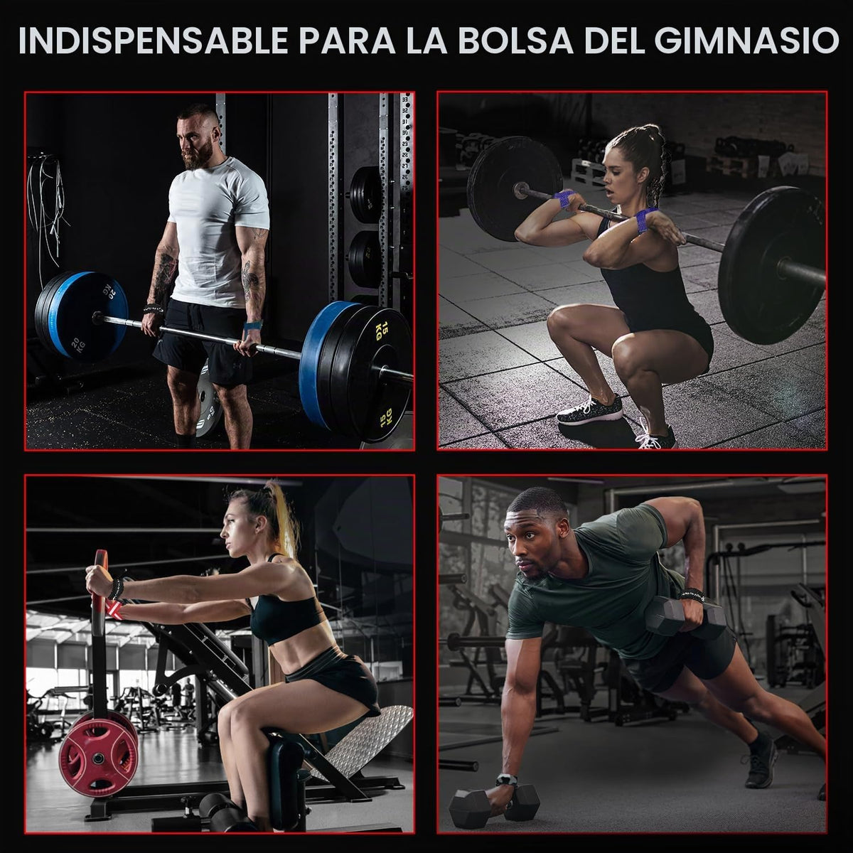 TECEUM Correas de levantamiento para levantamiento de pesas, gimnas...