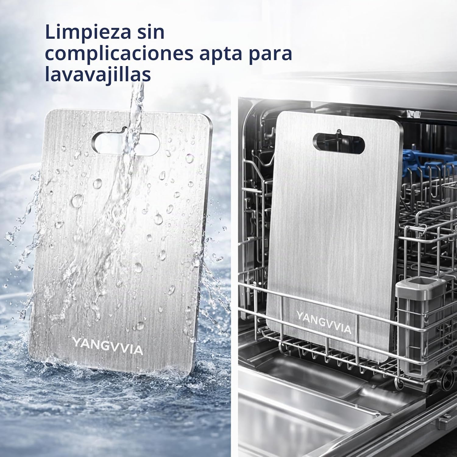 Tabla de cortar, tabla de cortar de acero inoxidable de grado alime...