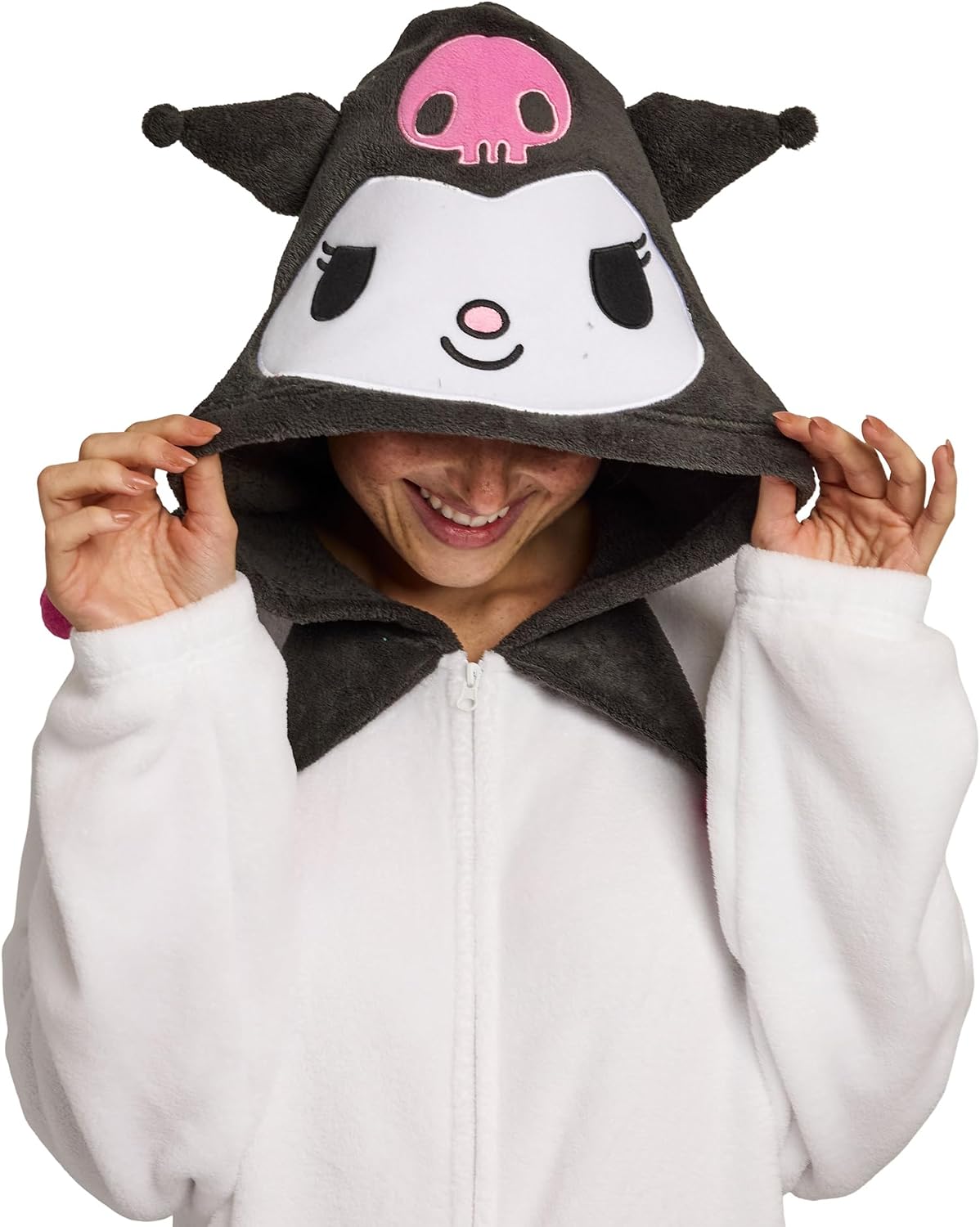 Bioworld Disfraz de Kigurumi con capucha de Hello Kitty