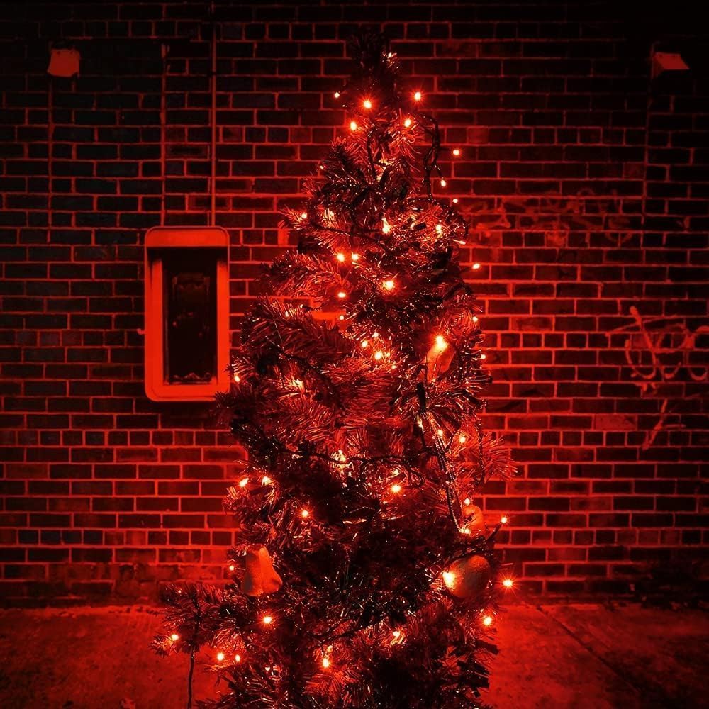 Tira de luces de Navidad conectables de 88 pies y 240 LED para exte...