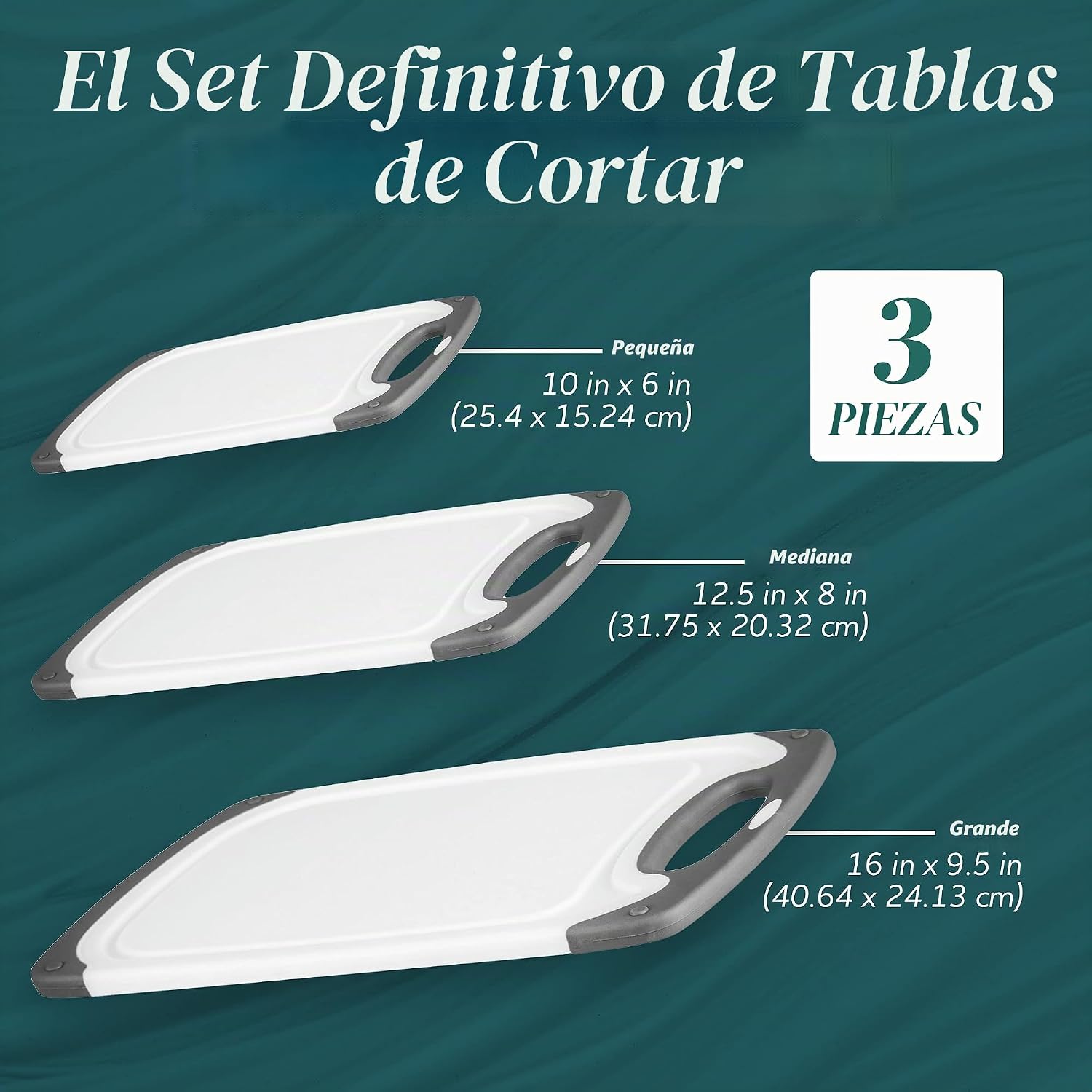 Tablas de cortar para cocina, tabla de cortar sin BPA, diferentes t...