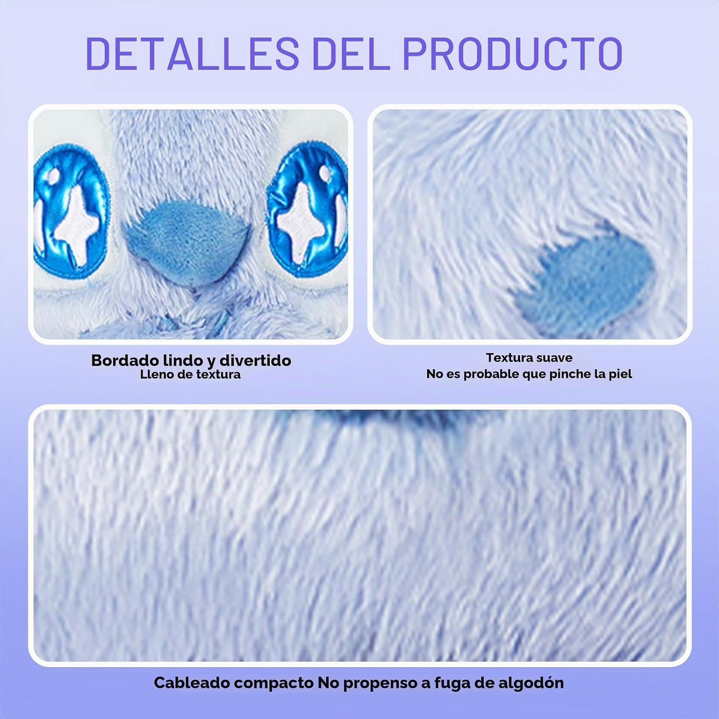 MINISO Animal de peluche Stitch de Disney, juguete de peluche Stitc...