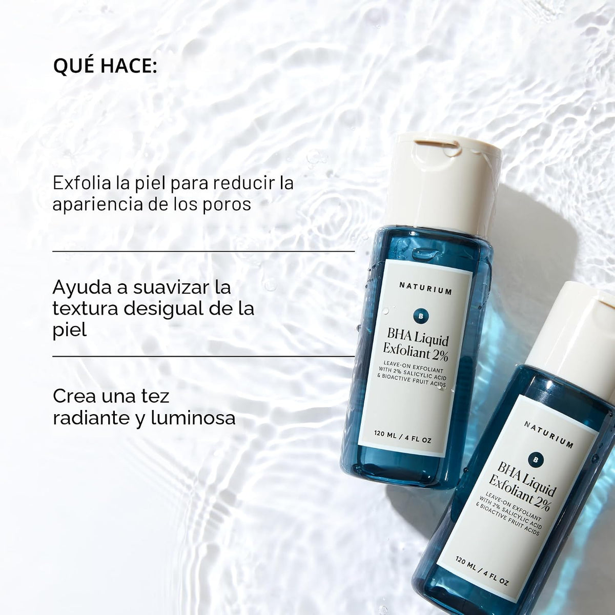 Naturium BHA Exfoliante Líquido 2%, Tratamiento Exfoliante de Poros...