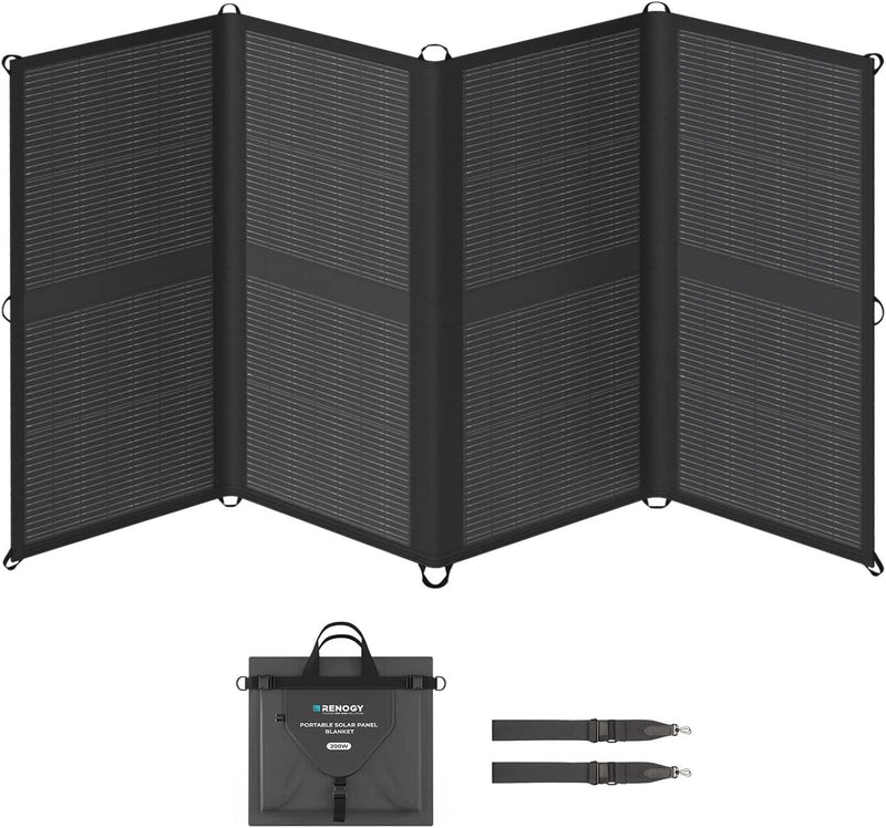 Renogy el panel solar portátil 200W para las centrales eléctricas |...