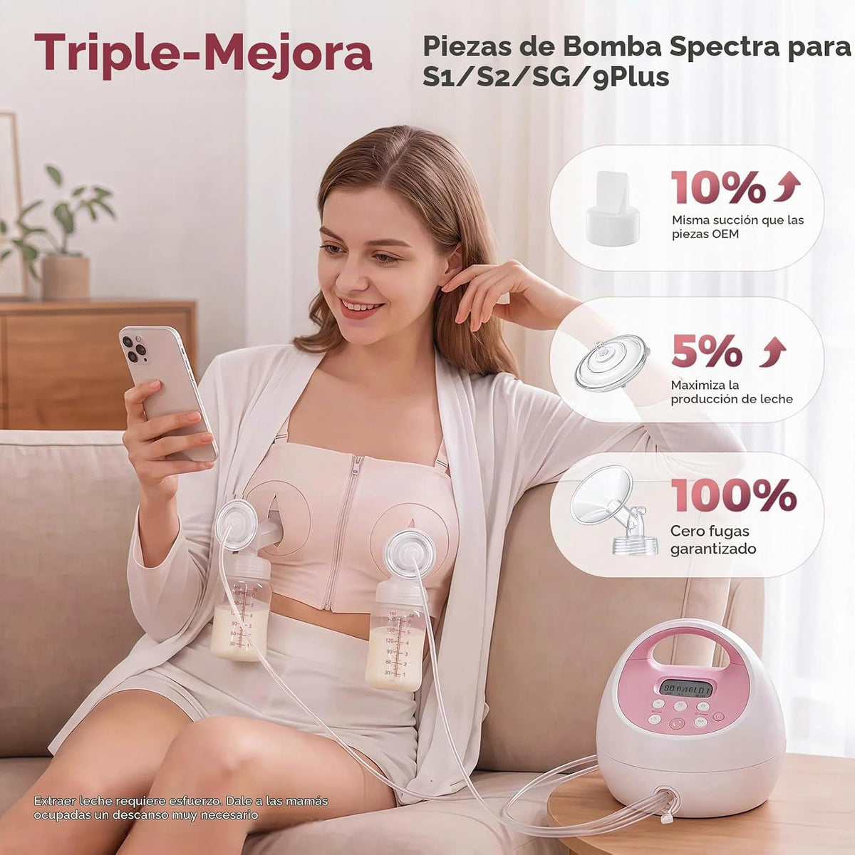 Piezas de bomba de brida de 1.063 in compatibles con kit de repuest...