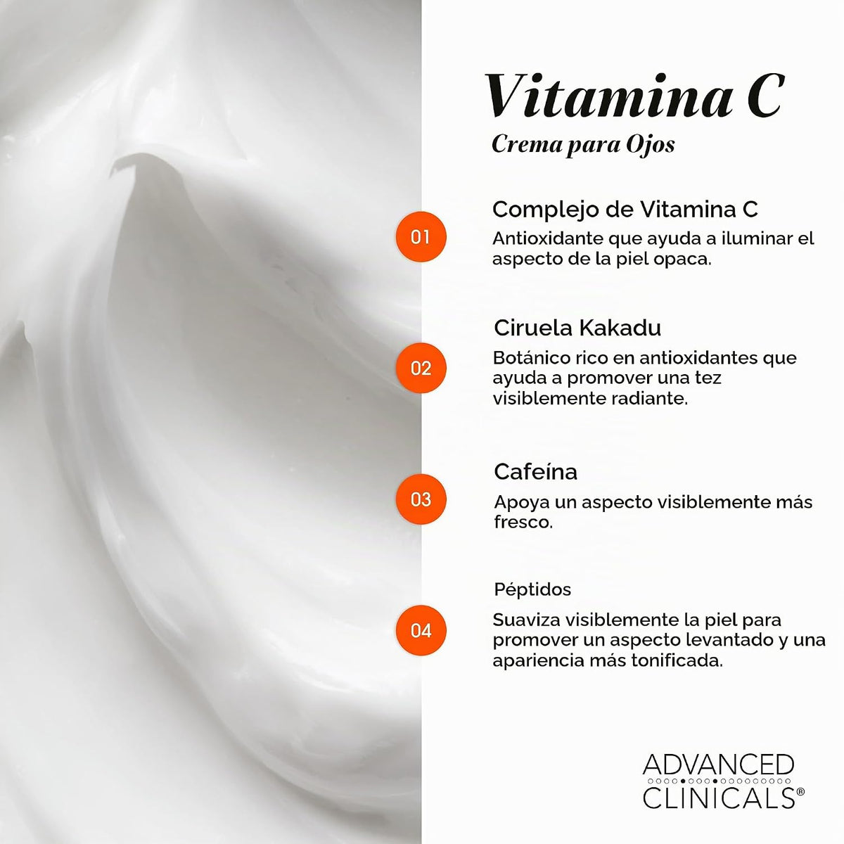 Advanced Clinicals Loción de crema corporal iluminadora con vitamin...
