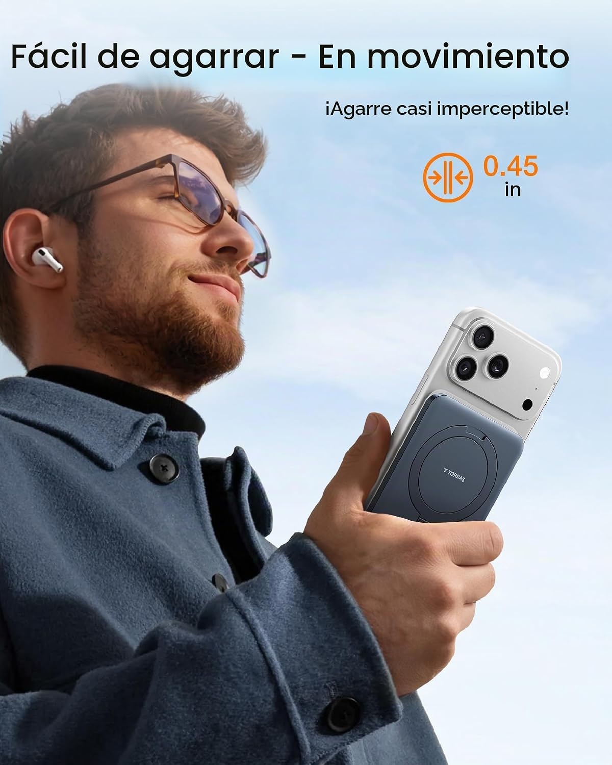 TORRAS - Cargador portátil para iPhone 18 Pro Max, banco de energía...