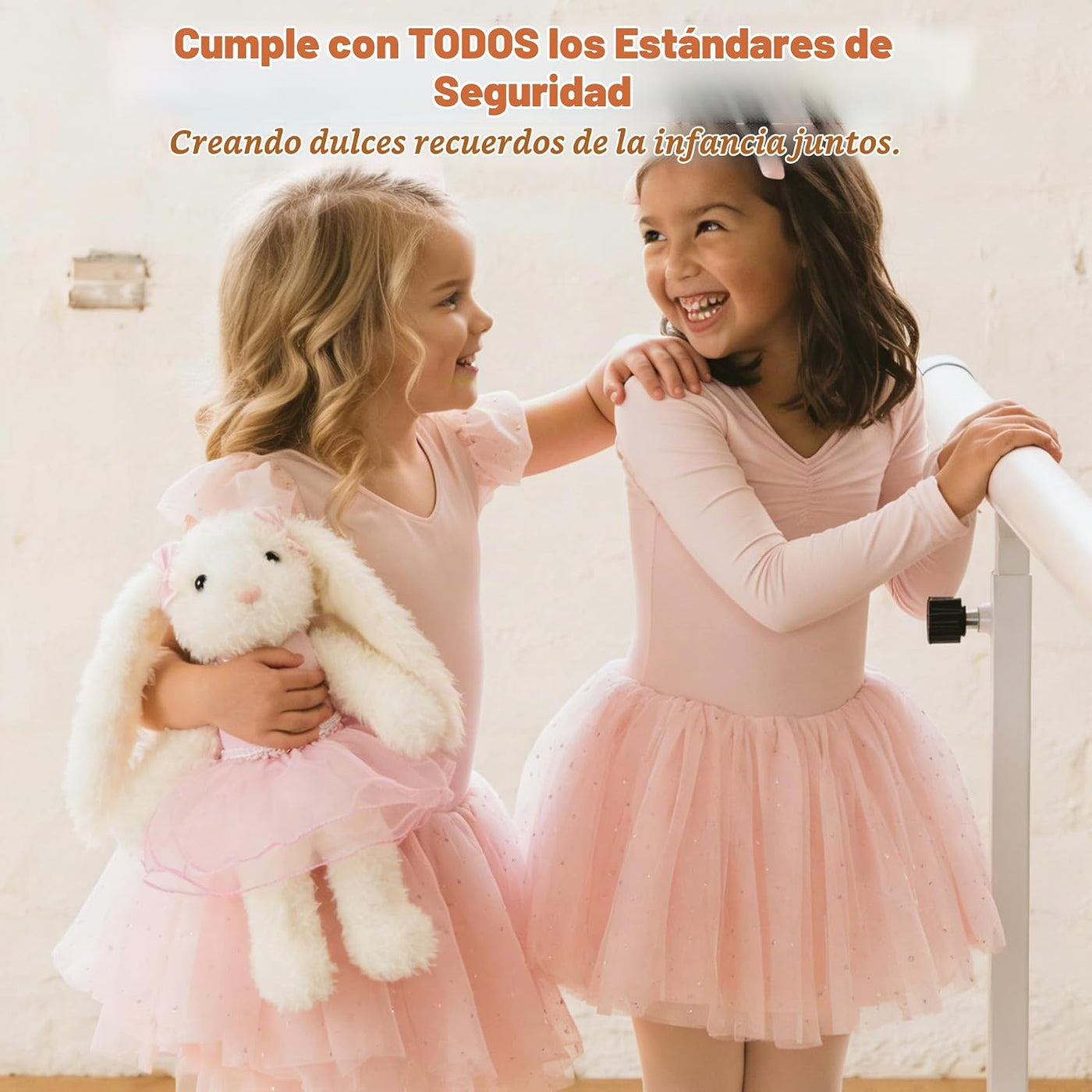 okegztoa - Juguete de peluche de bailarina, tutú rosa, falda de per...