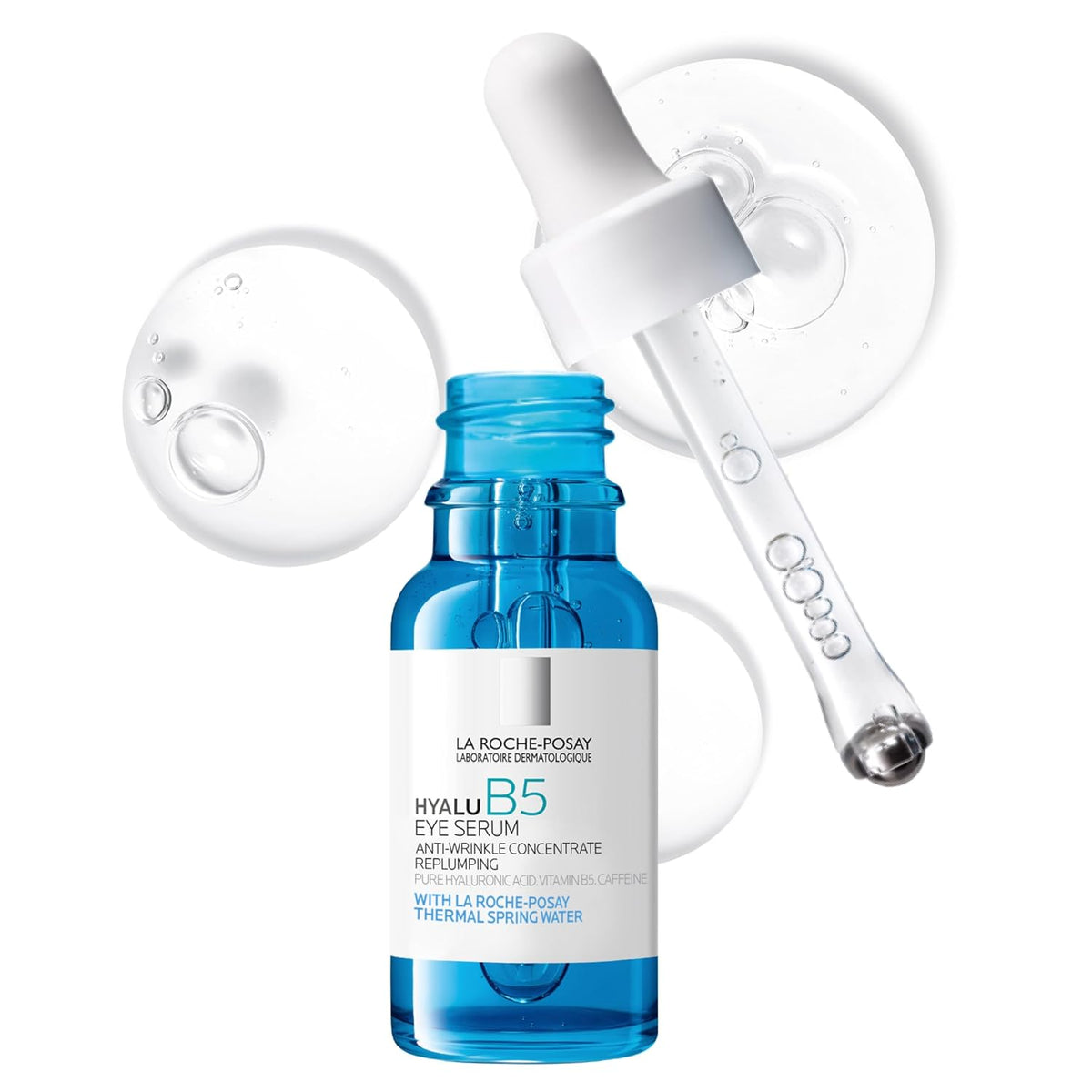 La Roche-Posay Hyalu B5 - Suero para ojos con cafeína para ojeras,...