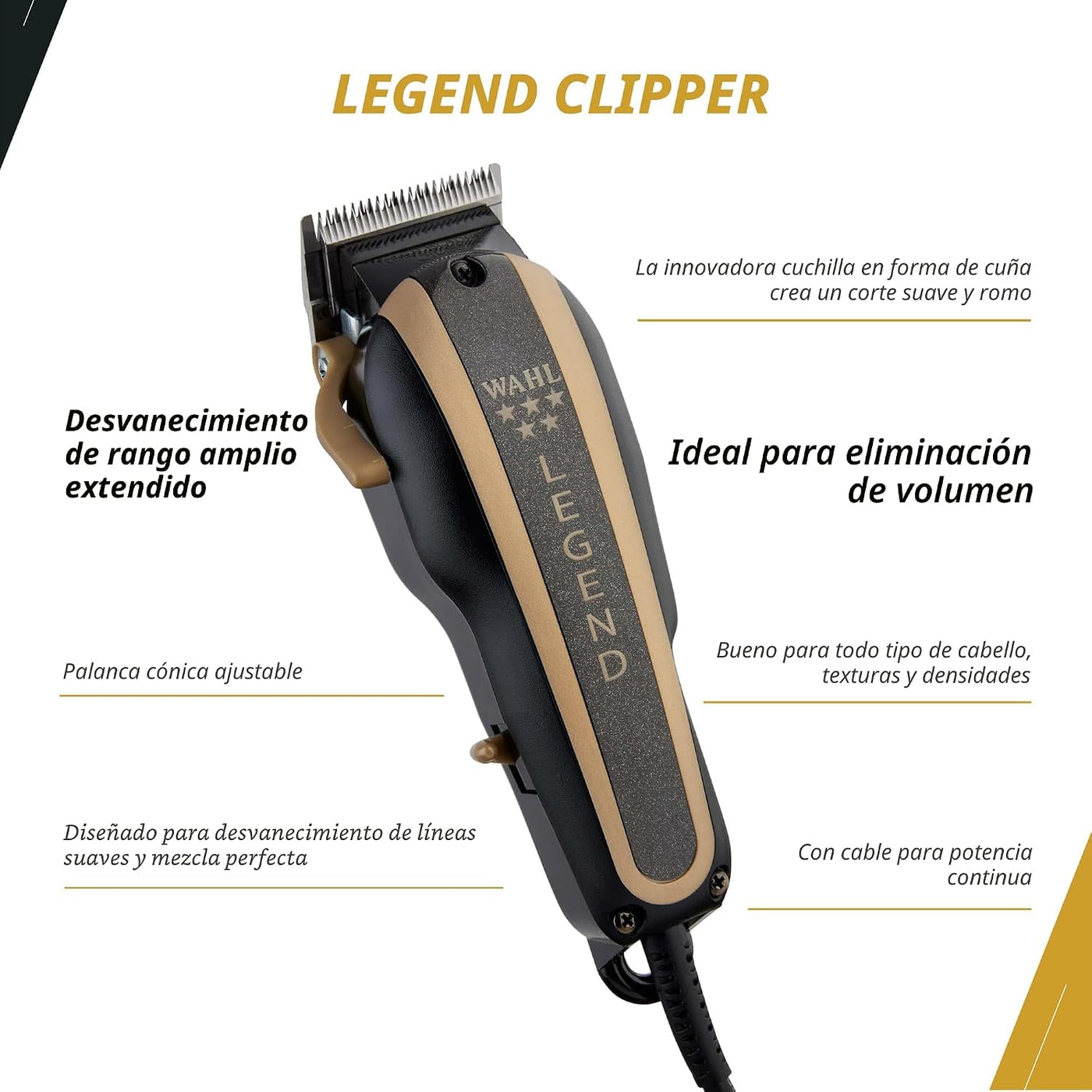 WAHL Professional kit de rasurado de 5 estrellas número 8180 | Moto...