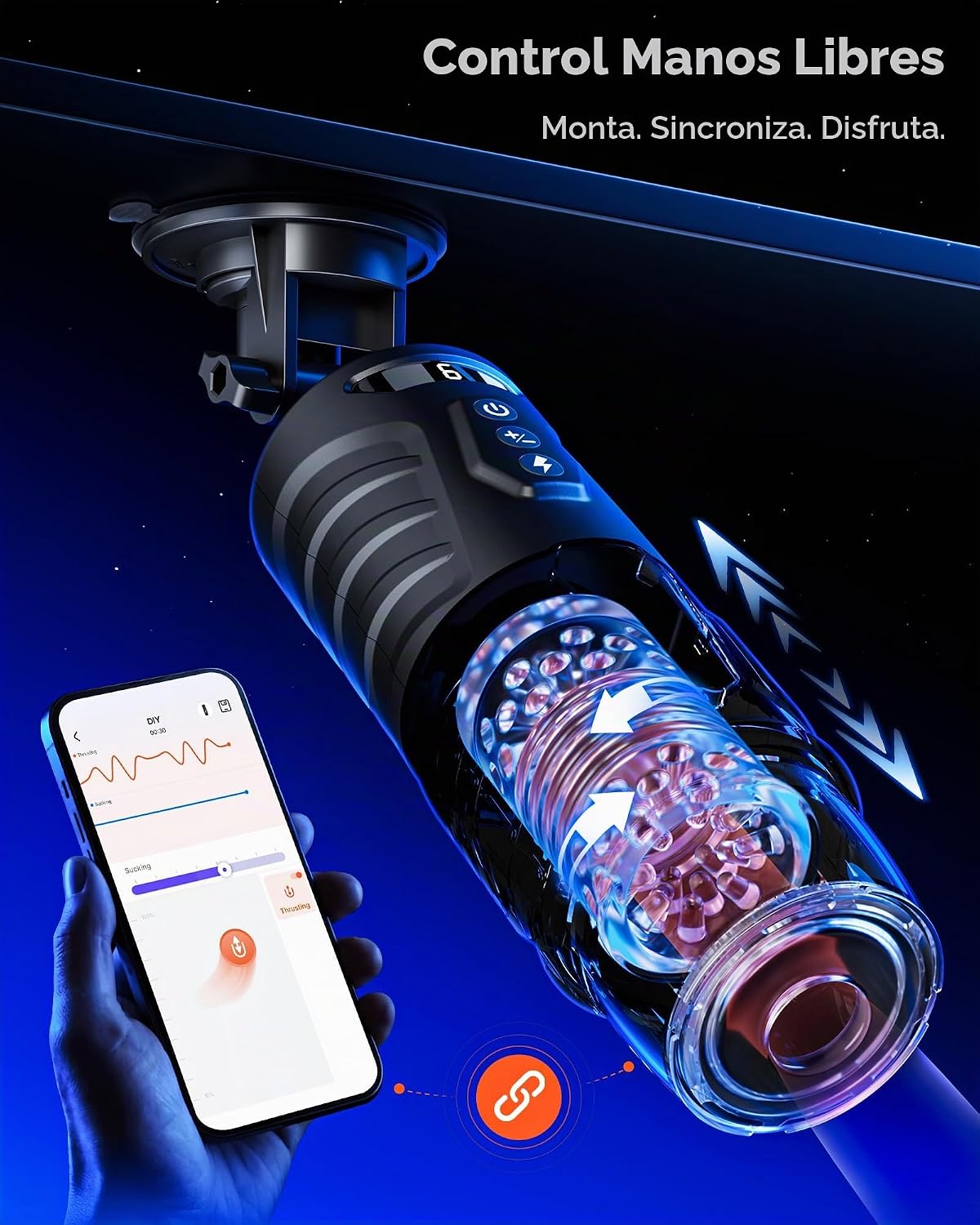 EINSEO AI Sync Masturbador Masculino Juguetes Sexuales para Hombres...