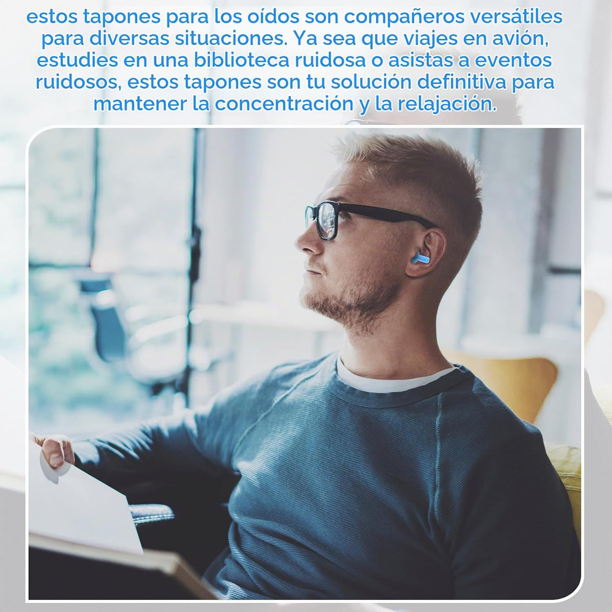 TrelaCo - 200 pares de tapones para los oídos a granel, tapones de...