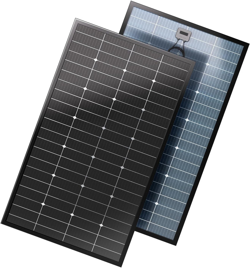 JJN - Panel solar bifacial de 200 vatios 12V 10BB, paneles solares...