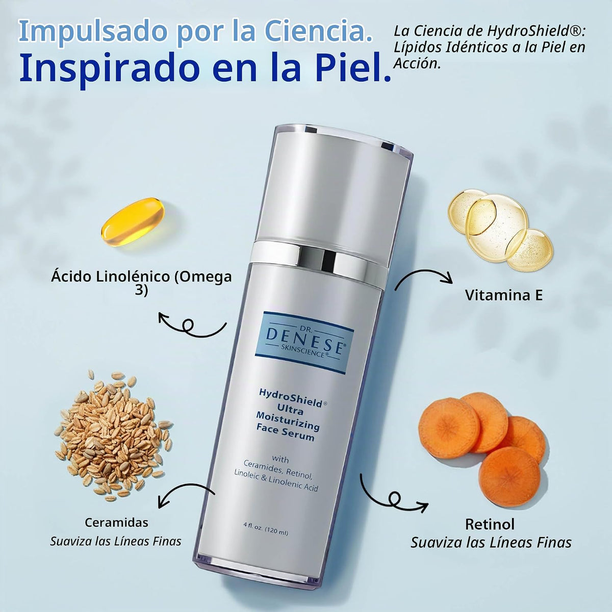 Dr. Denese SkinScience HydroShield Retinol Serum para rostro 4 oz |...
