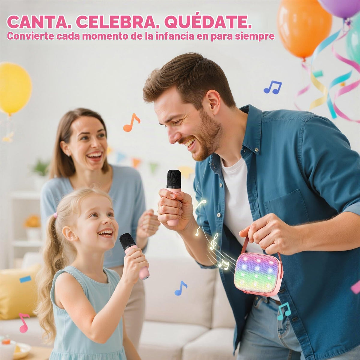 YLL Máquina de karaoke para niños y adultos, regalos de cumpleaños...