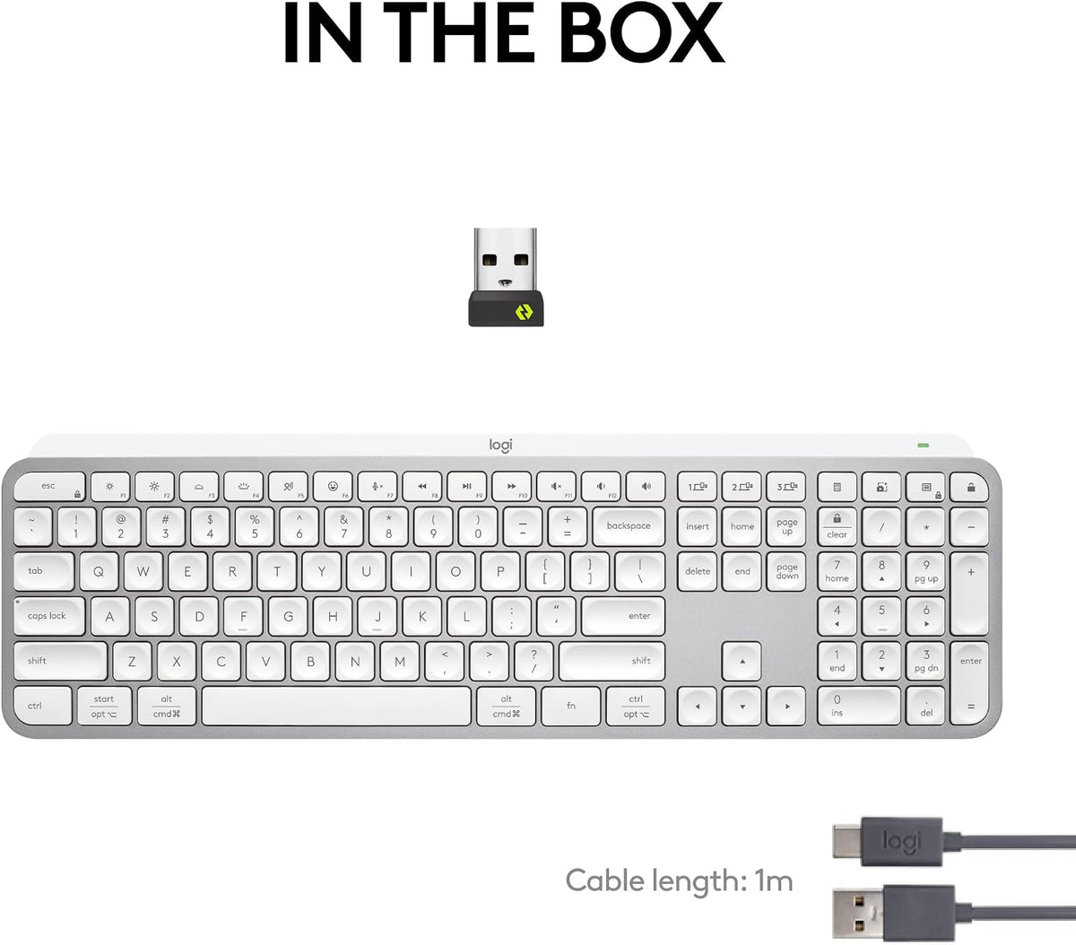 Logitech MX Keys S Teclado Inalámbrico Perfil Bajo Fluido Preciso -...