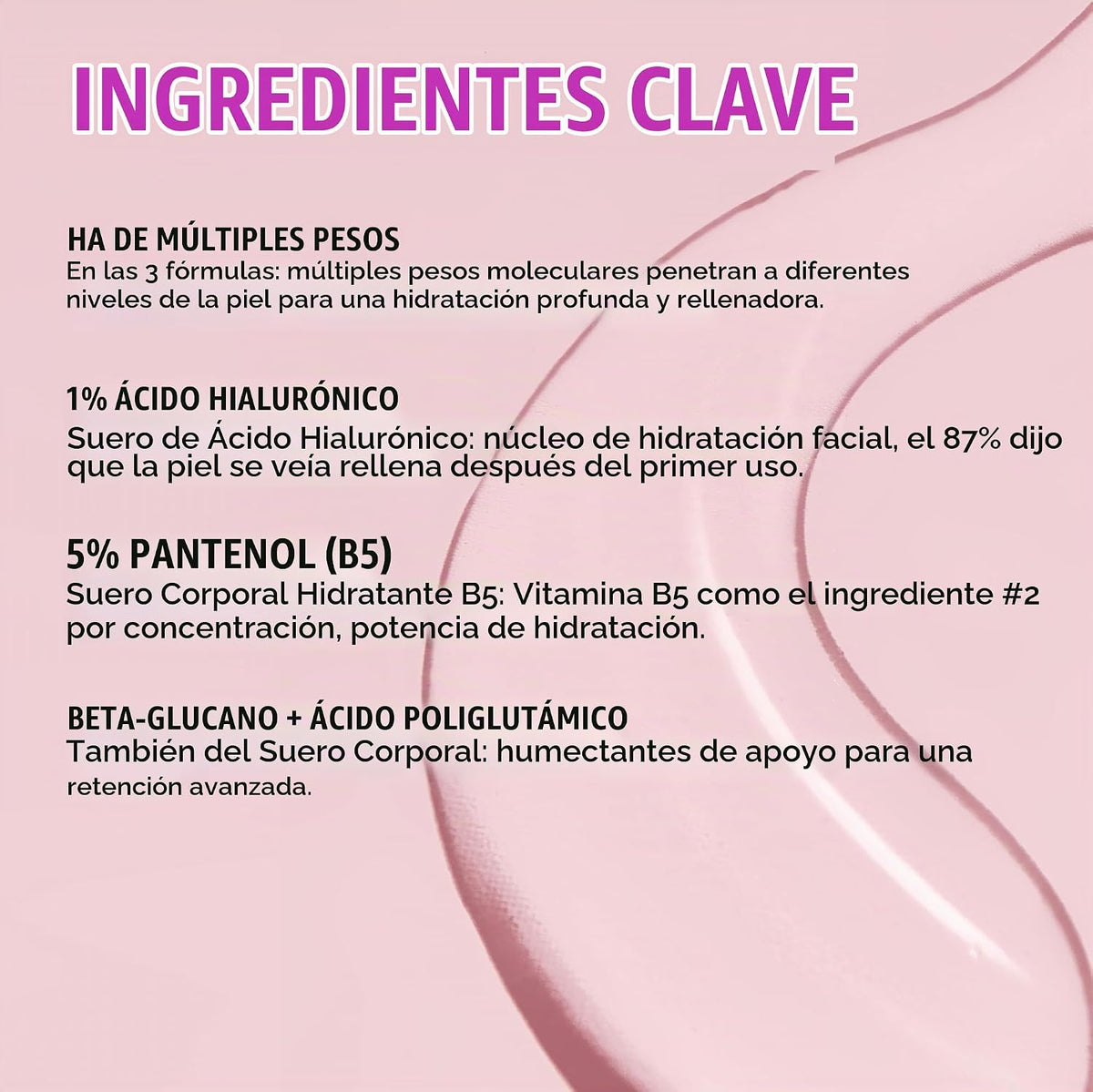 Good Molecules Set hidratante, esencia de ácido hialurónico, suero...