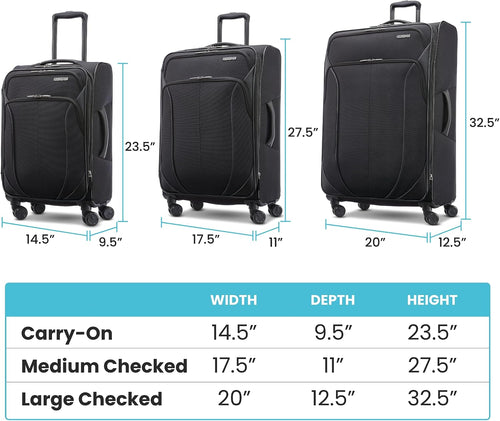 American Tourister 4 KIX 2.0 - Colección de maletas blandas con rue...
