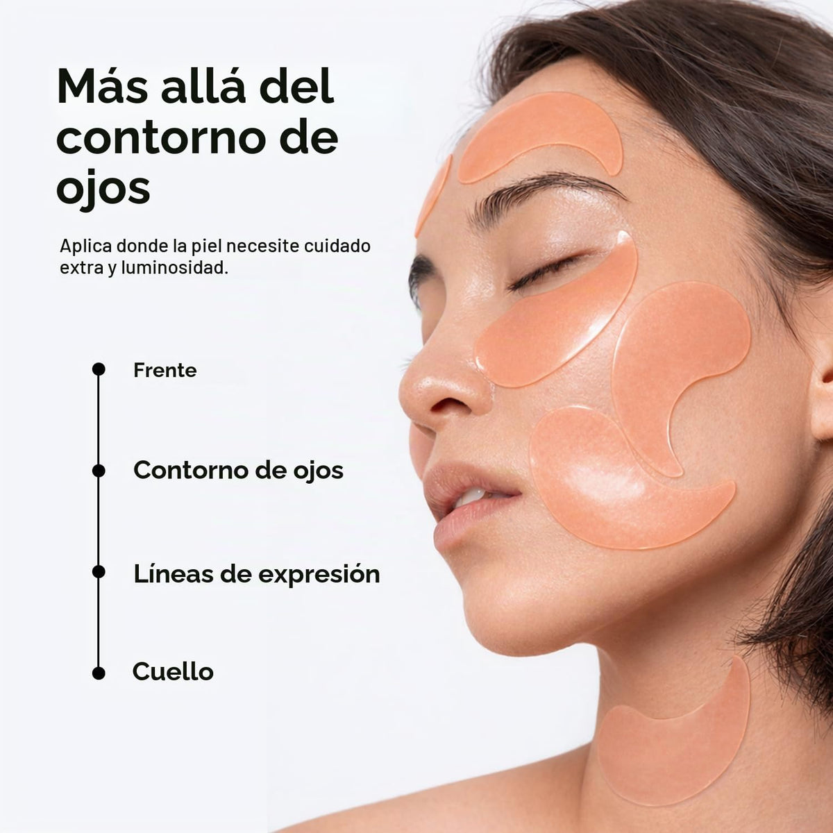 Enaskin Naturals PDRN - Parches de péptido debajo de los ojos para...