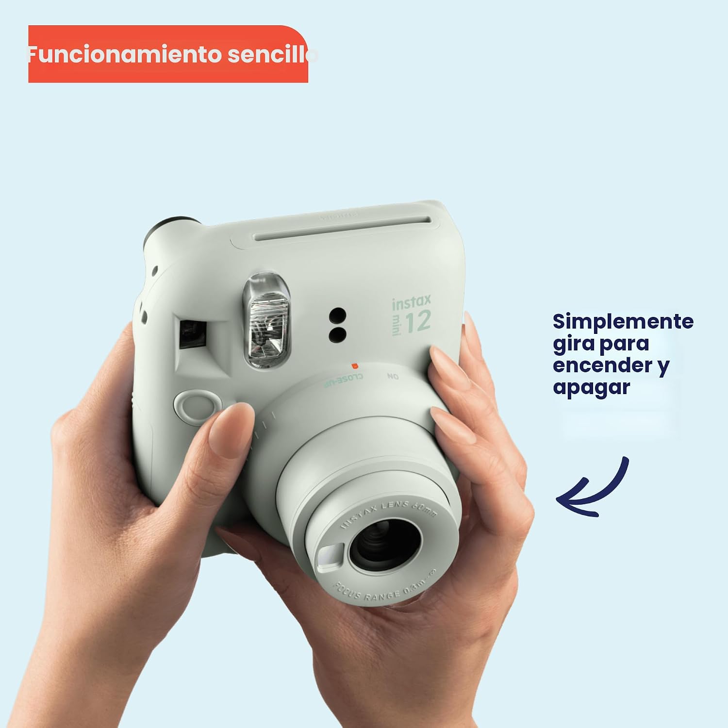 Cámara instantánea Fujifilm Instax Mini 12 - Lila Morado | Exposici...