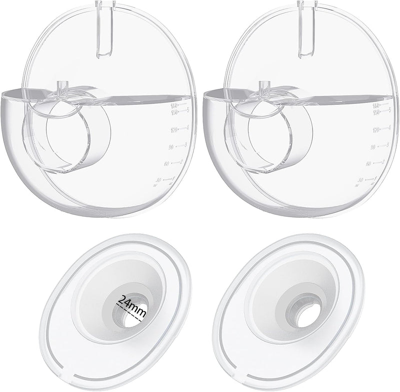 2 piezas de colector de doble sello + brida de 24 mm compatible con...