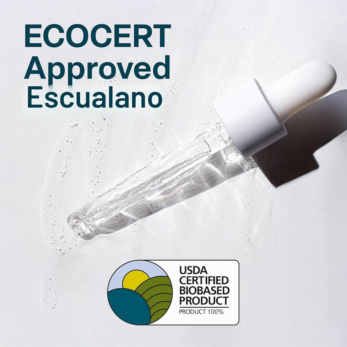 Aceite de escualano puro a base de plantas potenciado con vitamina...