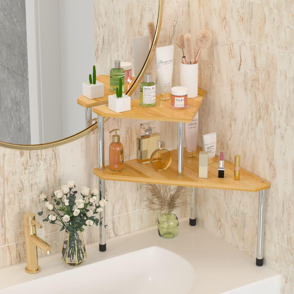 Weenson Estante esquinero organizador para encimera de baño, de 2 n...