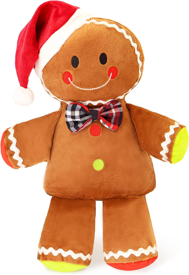 Tiralia - Peluche navideño de hombre de jengibre, bonito juguete de...