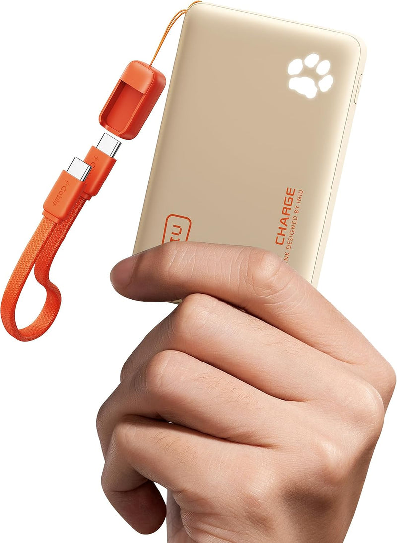 INIU 10000mAh 45W cargador portátil de carga rápida, banco de energ...