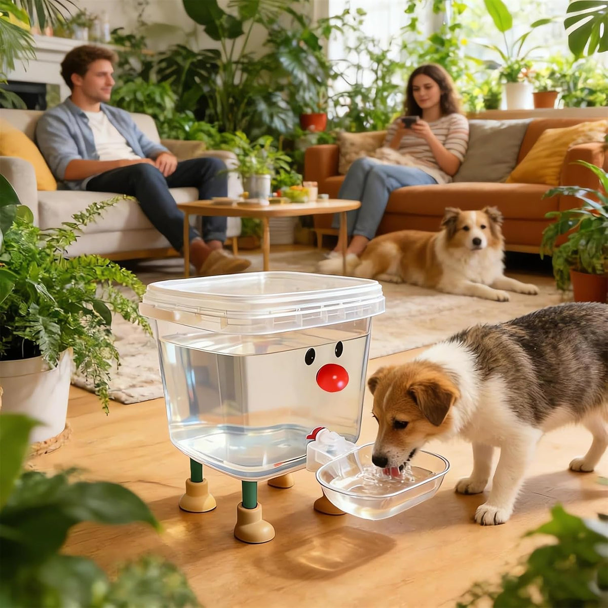 Dispensador de agua para mascotas con gran capacidad, para gatos y...