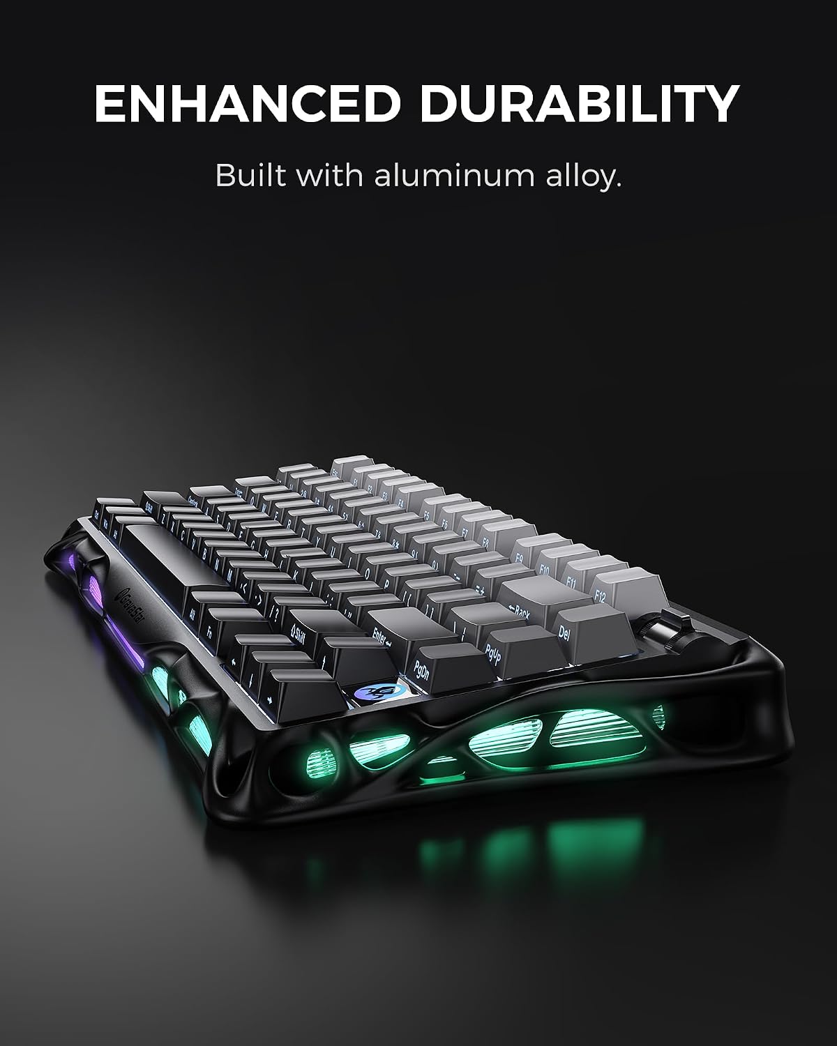 GravaStar Mercury K1 75% teclado mecánico inalámbrico para juegos,...
