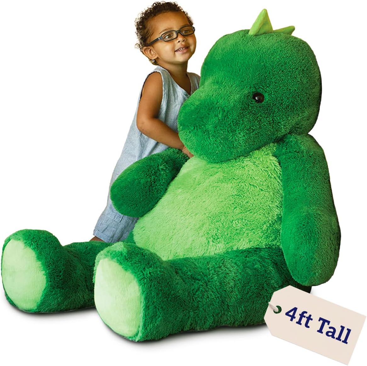 Vermont Teddy Bear Giant T-Rex Plush 4FT | USA Bear Hospital Care |...