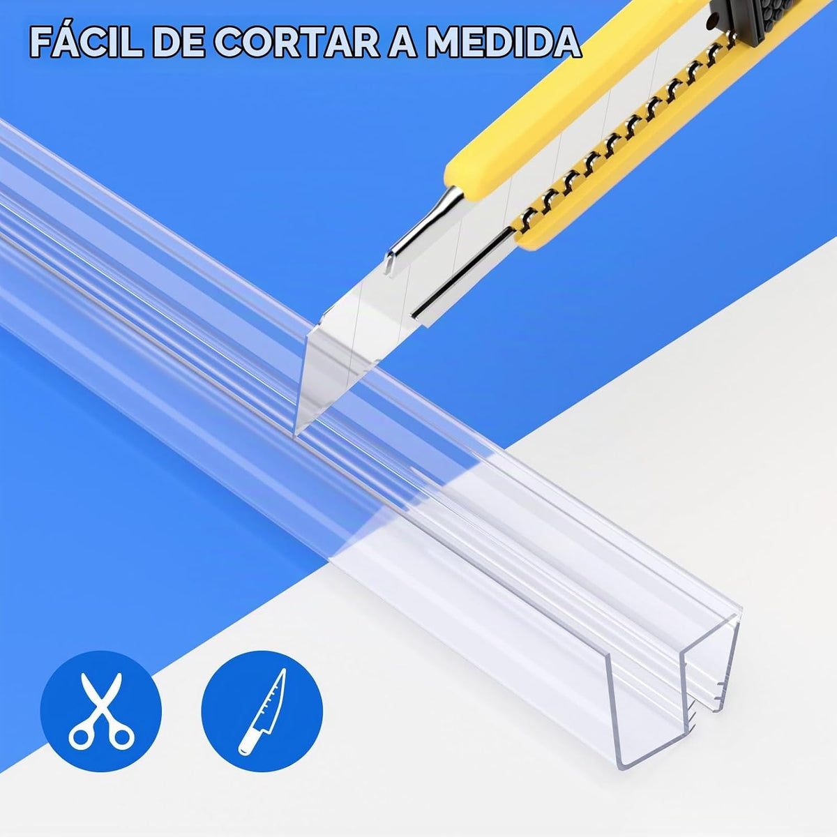 Yecaye Paquete de 3 sellos inferiores de 3\/8 x 39 pulgadas para pu...