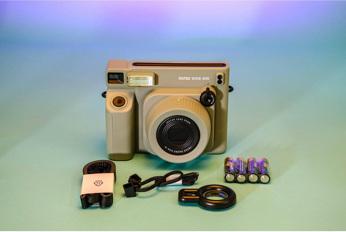 Paquete de cámara instantánea FUJIFILM INSTAX Wide 400 | Para fiest...
