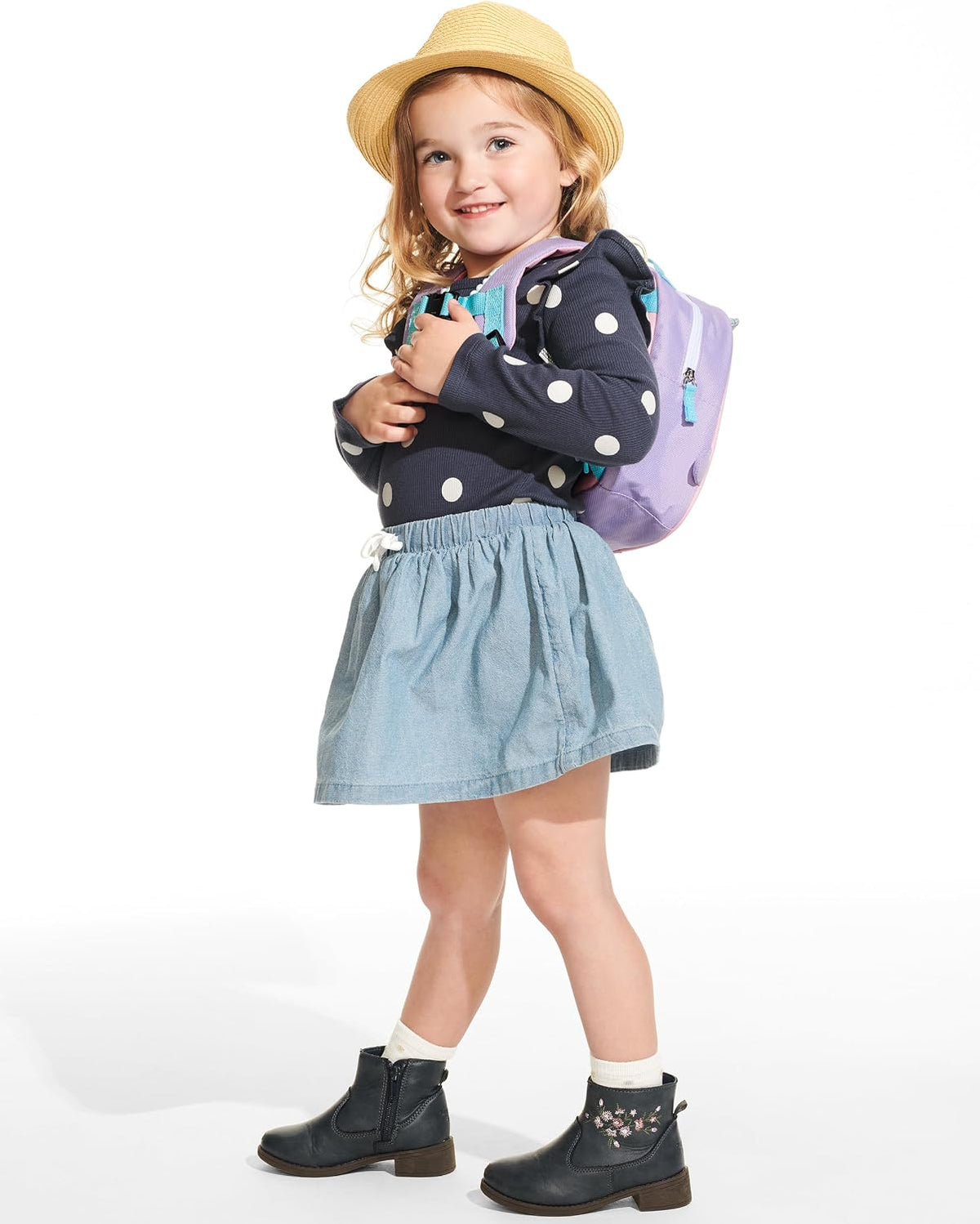 Mochila con correa para niños pequeños Skip Hop, zoológico, narval