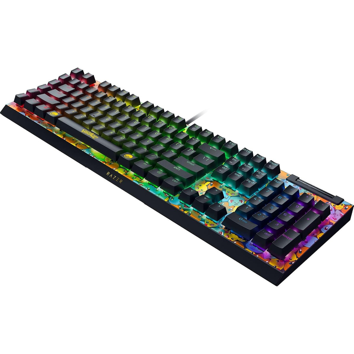 Razer Teclado mecánico BlackWidow V4 X para juegos, edición Pokémon...